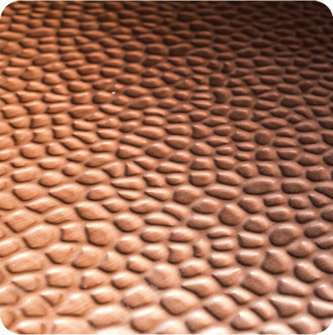 Stainless steel embossed plate trim plate